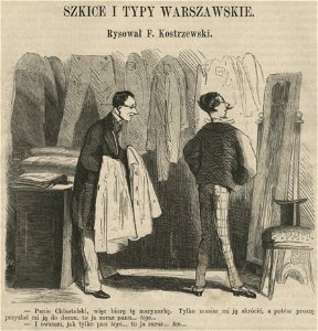 Szkice i typy warszawskie - U krawca (58088)