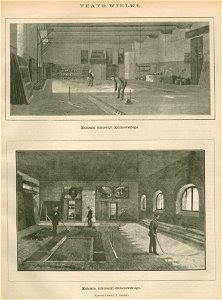 Teatr Wielki w Warszawie Malarnia dekoracji Malinowskiego Malarnia dekoracji Guranowskiego Rysował z natury F. Jasiński (78022)