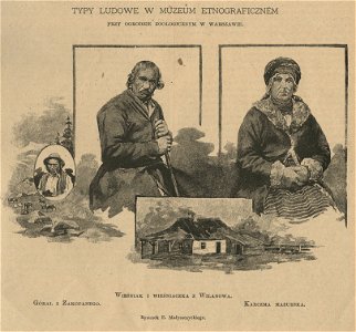 Typy Ludowe w Muzeum Etnograficznym , przy Ogrodzie Zoologicznym w Warszawie (52680)