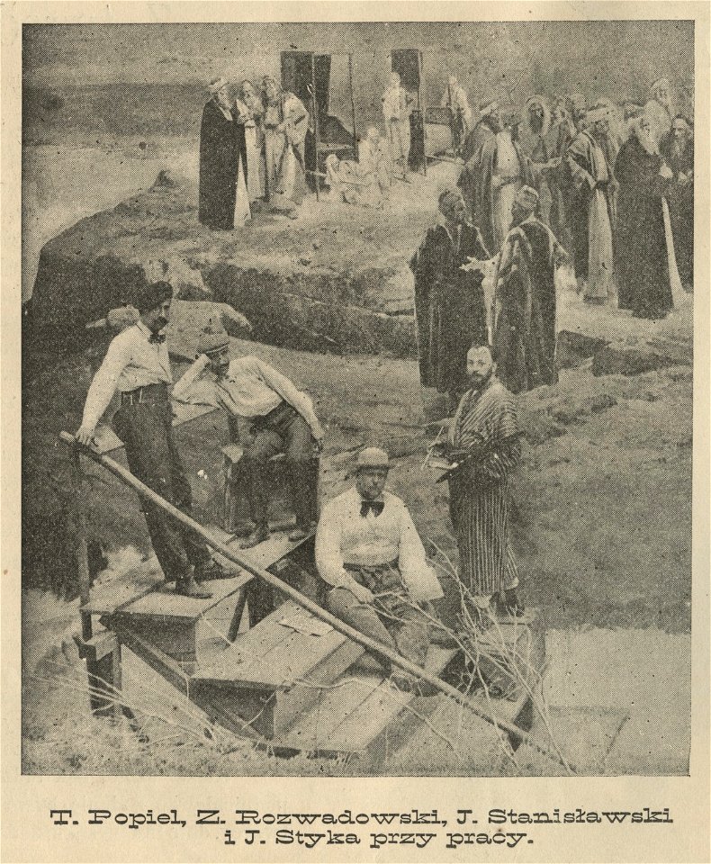 T. Popiel, Z. Rozwadowski, J. Stanisławski i J. Styka przy pracy (61809)