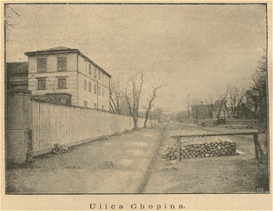 Ulica Chopina niedługo po wytyczeniu (60525)