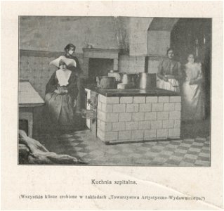 Szpital dla dzieci- Kuchnia szpitalna (54154). Free illustration for personal and commercial use.