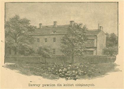 Szpital Dzieciątka Jezus w Warszawie na placu Wareckim Dawny pawilon dla kobiet obłąkanych (82683)