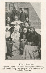 Walerya Rostkowska, pierwsza Halka, , pod opieką Sióstr Miłosierdzia, w schronieniu św. Franciszka Salezego (54156)