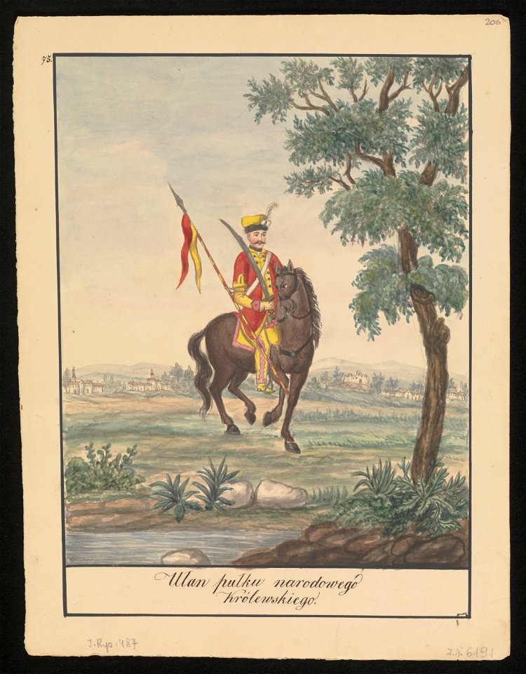Ulan pulku narodowego Krolewskiego. 1847 (72495193)