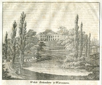 Widok Belwederu w Warszawie (43483)