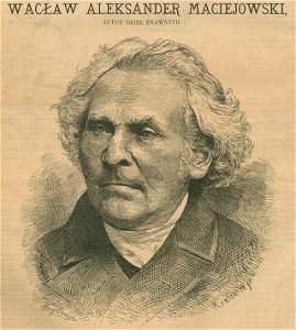 Wacław Aleksander Maciejowski autor dzieł prawniczych (72533)
