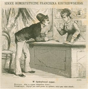 W dystrybucyi cygar - Szkice humorystyczne Franciszka Kostrzewskiego (72475)