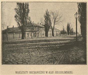 Warsztaty mechaniczne Kolei Żelaznej Warszawsko-Wiedeńskiej w Al. Jerozolimskiej (60772)