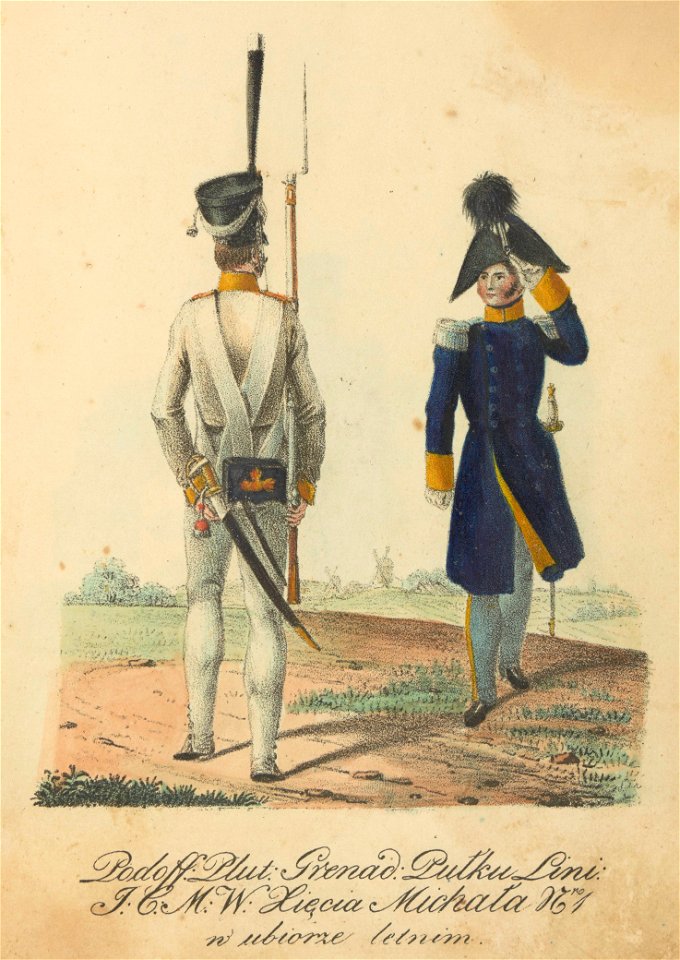 Wojsko Polskie 1815-1831, podoficer plutonu grenadierow (84155502)