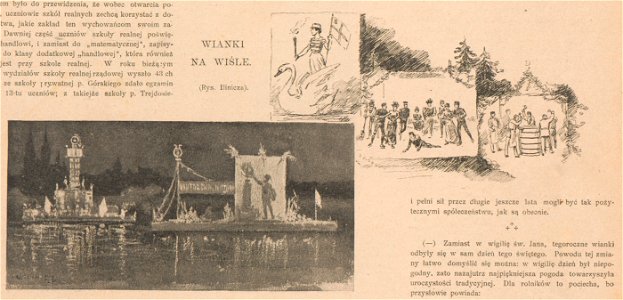Wianki na Wiśle Rys. Ilinicza (82151)
