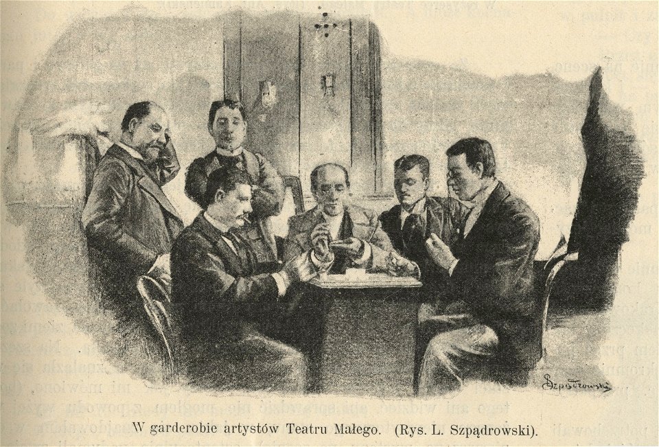 W garderobie artystów Teatru Małego (61405)