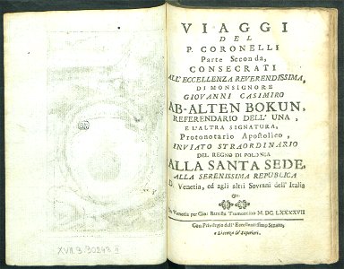Viaggi del P. Coronelli parte P. 2 1697 (7976644)