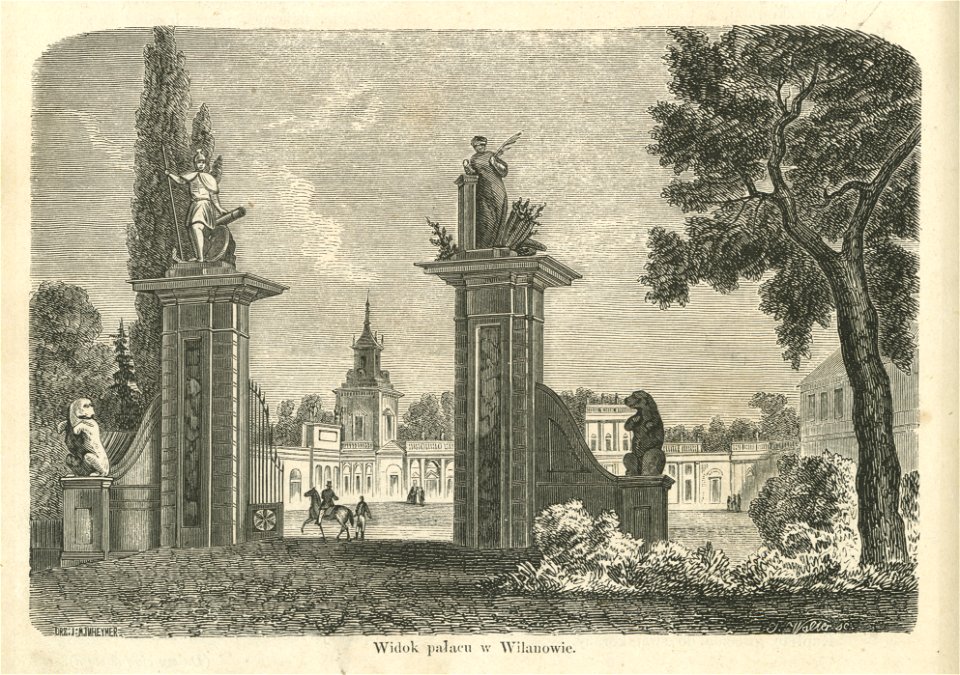 Widok pałacu w Wilanowie (43693)