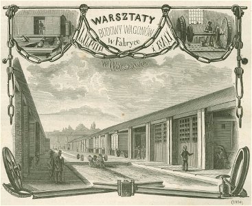 Warsztaty budowy wagonów w fabryce Lilpopa i Raua w Warszawie (75670)