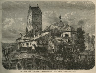 Widok na kościół Panny Maryi w Warszawie od strony Wisły (58449)