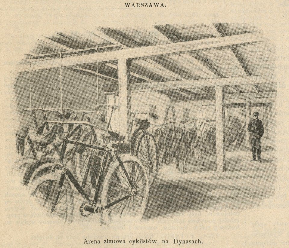 Warszawa - Arena zimowa cyklistów, na Dynasach (55383)