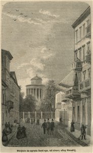 Wejście do ogrodu Saskiego, od strony ul. Niecałej (58330)