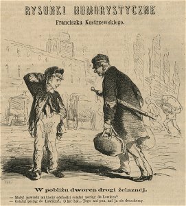 W pobliżu dworca drogi żelaznej (58302)