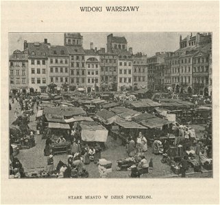 Widoki Warszawy - Stare Miasto w dzień powszedni (54197)