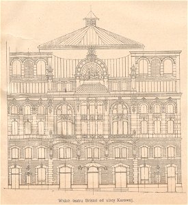 Widok teatru Bristol od ulicy Karowej (68641)