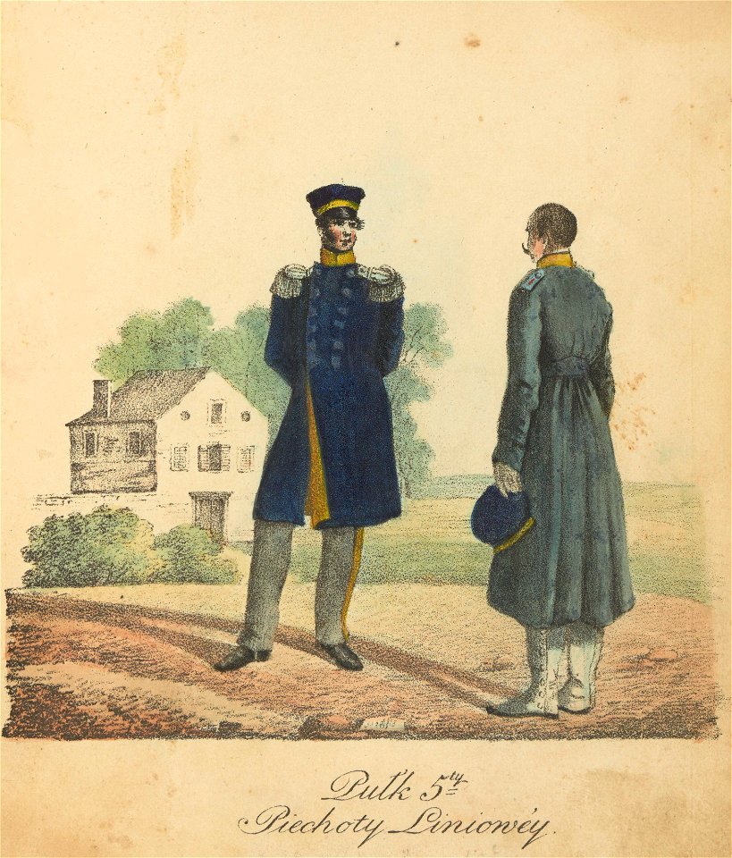 Wojsko Polskie 1815-1831, piaty pulk piechoty (84155896)