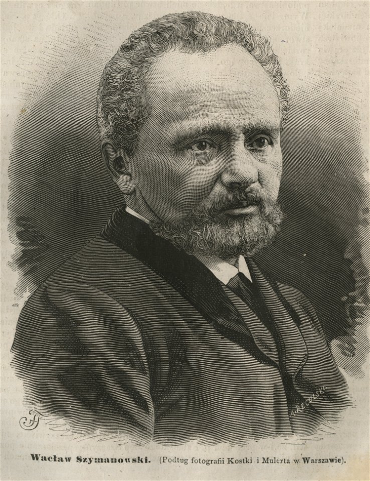 Wacław Szymanowski, (Podług fotografii Kostki i Mulerta w Warszawie) (58690)
