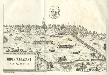 Widok Warszawy na końcu XVI wieku (43326)