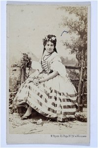 Wiktoryna Bakalowicz jako Tekla w Okreznem Jozefa Korzeniowskiego ca 1871 (560350)