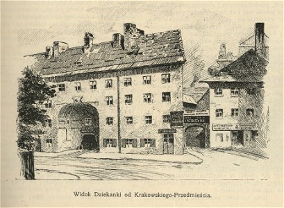 Widok Dziekanki od Krakowskiego-Przedmieścia (62834)