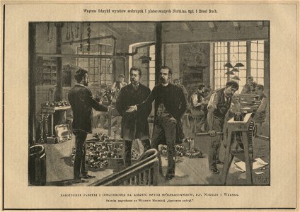 Wnętrze fabryki wyrobów srebrnych i platerowanych Norblina Spł. i Braci Buch. (52709)