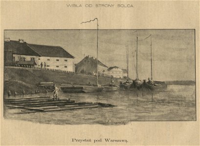 Wisła od strony Solca. Przystań pod Warszawą (52788)