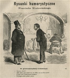 W pierwszorzędnej restauracyi (58732)