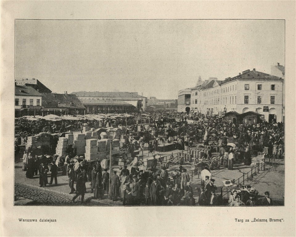 Warszawa dzisiejsza- Targ za Żelazną Bramą (54978)