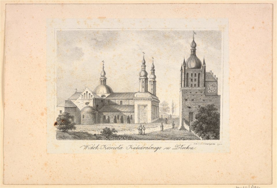Widok kosciola katedralnego w Plocku nie po 1876 (84751385)