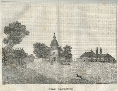 Widok Czerniakowa kościół Bernardynów (44415)