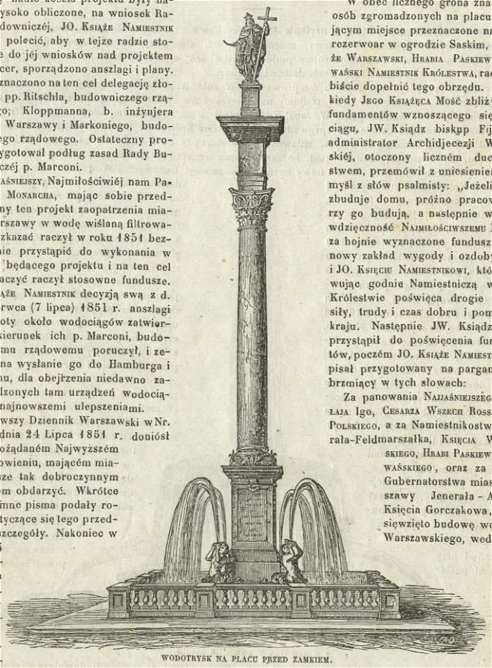 Wodotrysk na placu przed Zamkiem (43242)
