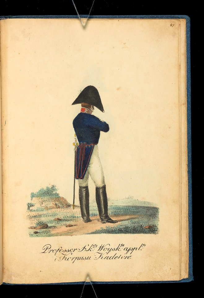 Wojsko Polskie 1815-1831, profesor szkoly wojskowej (84160995)