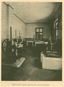 Wnętrze laboratorium miejskiego przy ulicy Dobrej (80059)