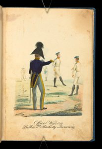 Wojsko Polskie 1815-1831, wyzszy oficer siodmego pulku piechoty (84156222)