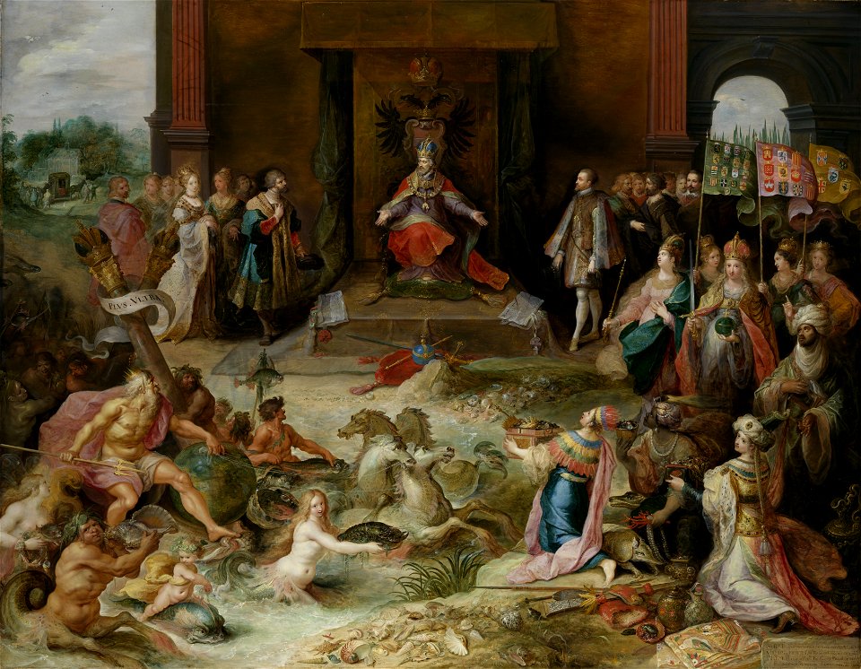 Frans Francken II - Troonsafstand Karel V
