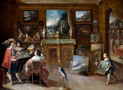 Frans Francken the Younger - A visit to the Art Dealer - Google Art Project