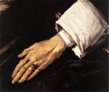 Frans Hals - Regentesses of the Old Men's Almshouse (detail) - WGA11187