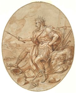 Frans Pourbus (I) - King Nebuchadnezzar Besieging Jerusalem