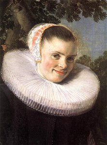 Frans Hals - Married Couple in a Garden (detail) - WGA11067