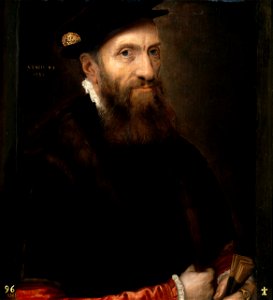 Frans Floris - Portrait of a 48-year old man