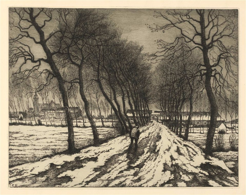 Frans Nackaerts - De abdij van vlîerbeek - Graphic work - Royal Library of Belgium - S.IV 94683