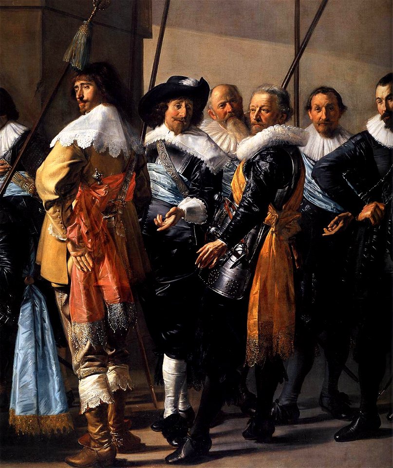Frans Hals - The Meagre Company (detail) - WGA11118