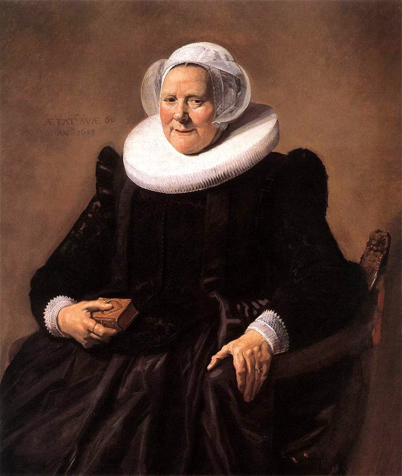 Frans Hals - Portrait of a Seated Woman - WGA11122