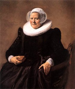 Frans Hals - Portrait of a Seated Woman - WGA11122